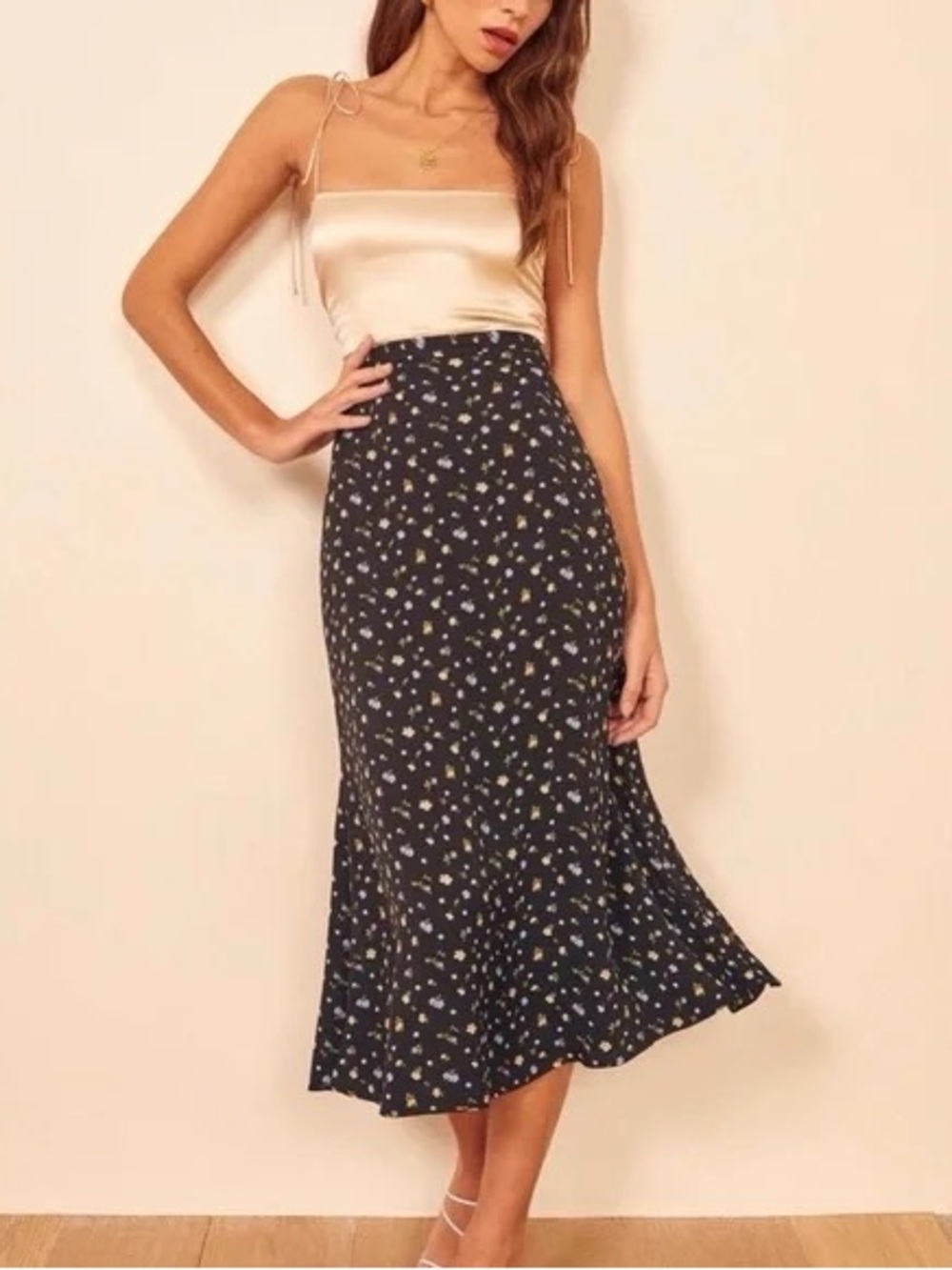 Reformation Bea Skirt in Posie
